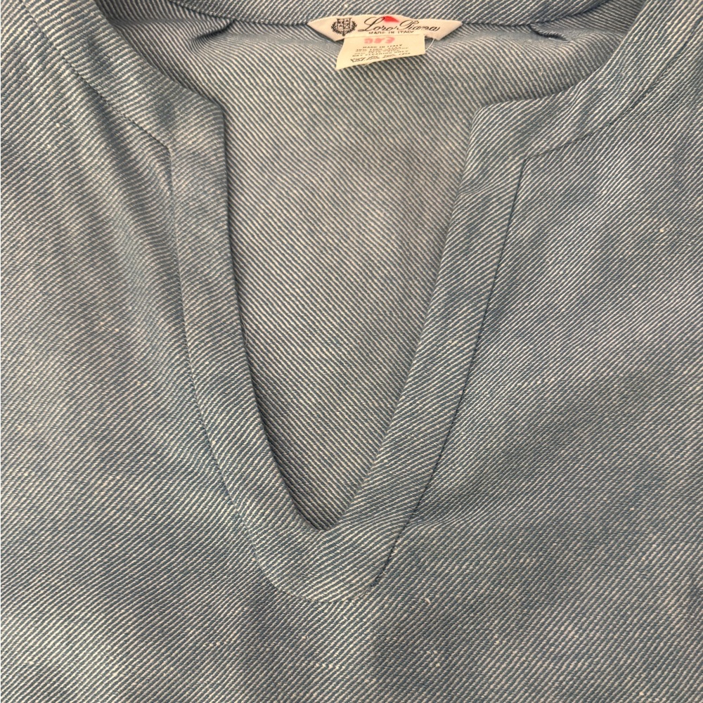 Loro Piana Linen Tunic Blouse - Picture 11 of 14